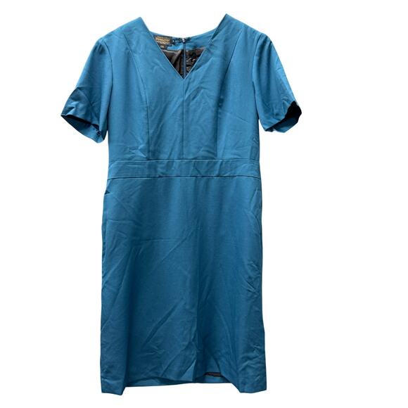 Pendleton Wool Set Womens Blazer 12 Dress 10 Blue Lined Classic Vintage - Picture 5 of 14